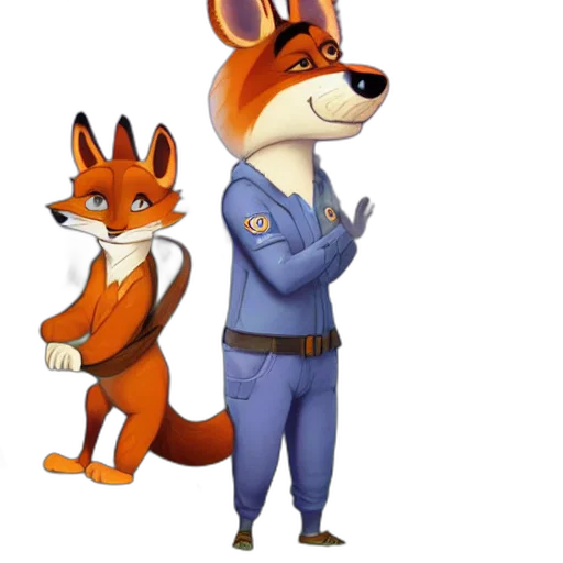 staff, jacket, animal, concept art transparent PNG cut-out