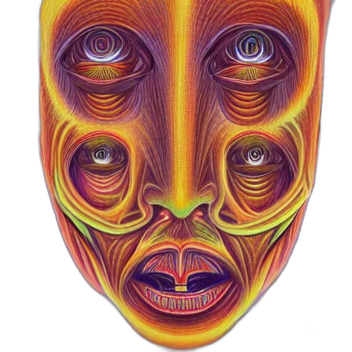 mask, face, creature, robot, concept art, watercolor, photorealistic, pencil sketch transparent PNG cut-out