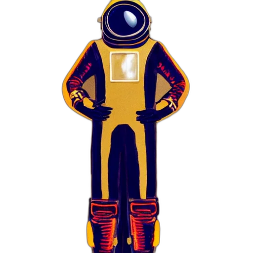 robot, staff, pixel art, concept art transparent PNG cut-out