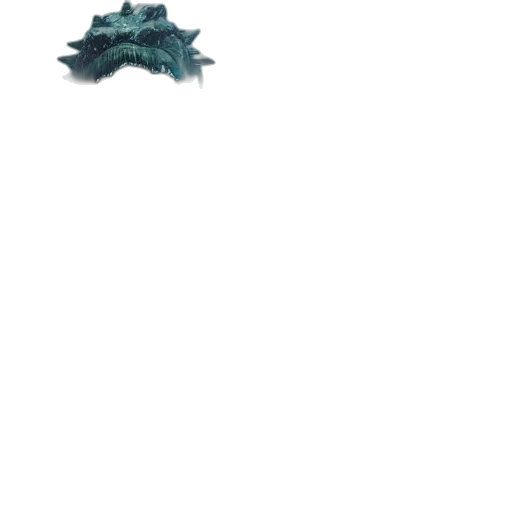 dragon, mask, crown, creature, pixel art, concept art, 3d render, vaporwave transparent PNG cut-out