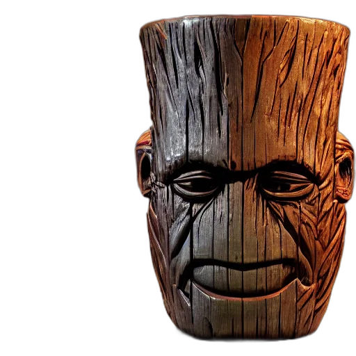 mask, face, crown, furniture, 3d render, photorealistic, concept art, closeup transparent PNG cut-out