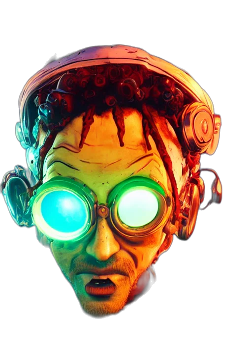 face, mask, robot, staff transparent PNG cut-out