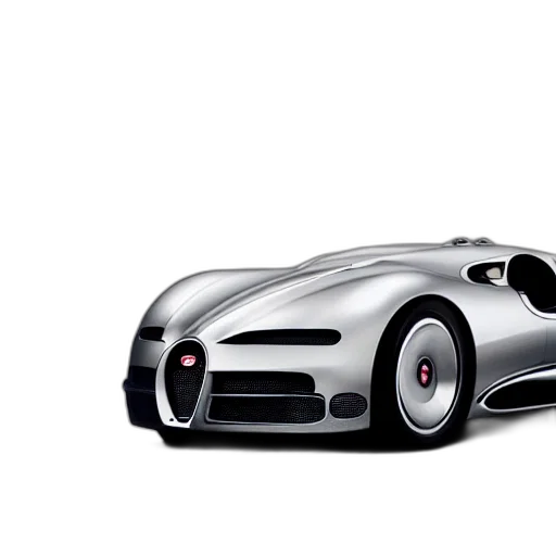 car, 3d render, concept art, photorealistic, cartoon, studio, lighting, bugatti transparent PNG cut-out