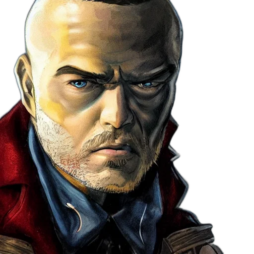 face, jacket, comic book art, concept art, photorealistic, fantasy art, beautiful, portrait transparent PNG cut-out