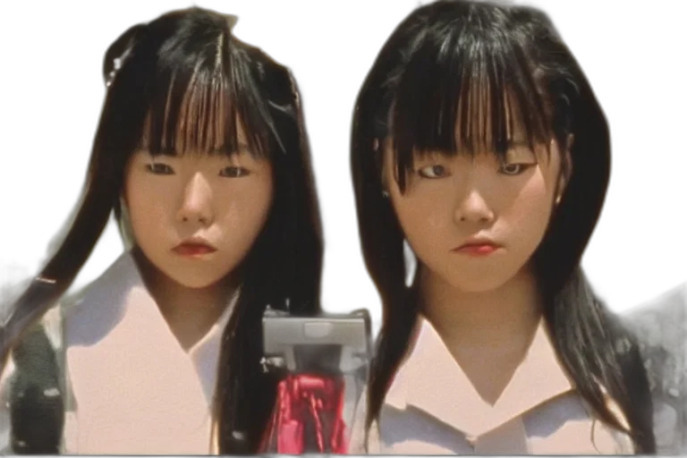 weapon, hair, face, photorealistic transparent PNG cut-out