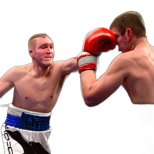photorealistic, sasquatch, boxing, match transparent PNG cut-out