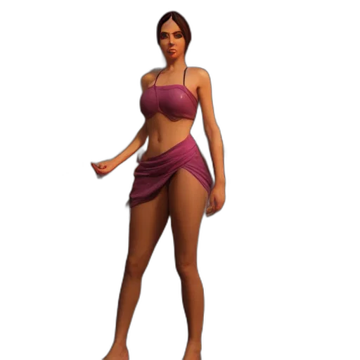 dress, 3d render, concept art, fantasy art transparent PNG cut-out