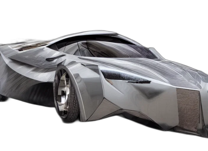 car, 3d render, concept art, photorealistic transparent PNG cut-out