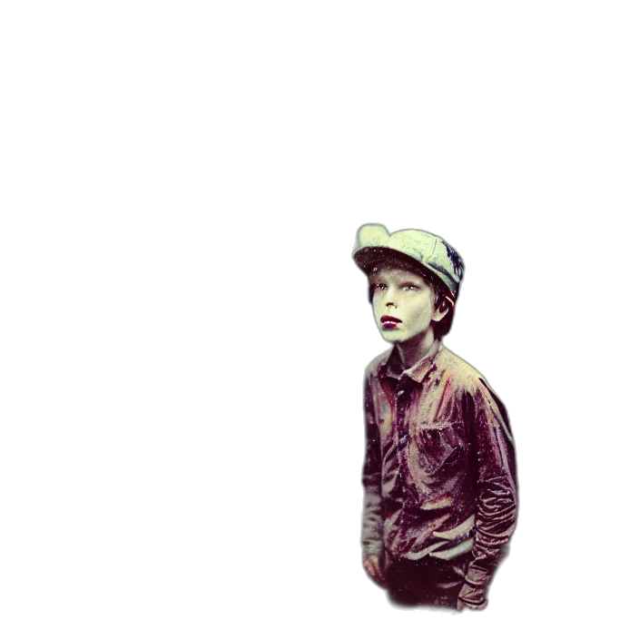 hat, jacket, robot, creature transparent PNG cut-out