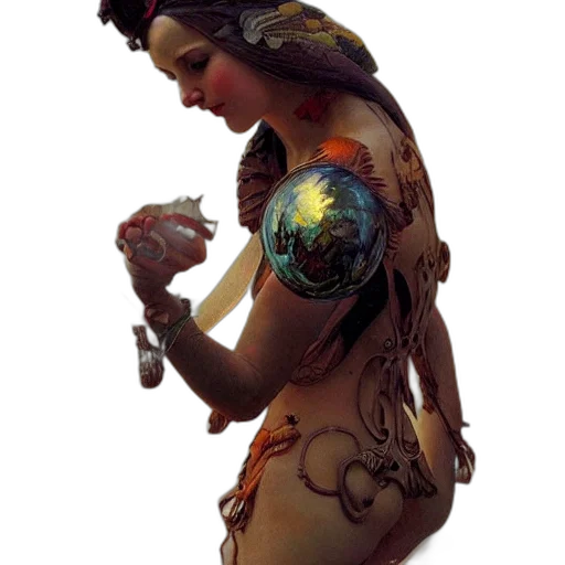 jewelry, dress, concept art, fantasy art transparent PNG cut-out