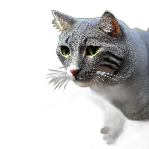 animal, creature, staff, face, photorealistic, 3d render, concept art, vaporwave transparent PNG cut-out