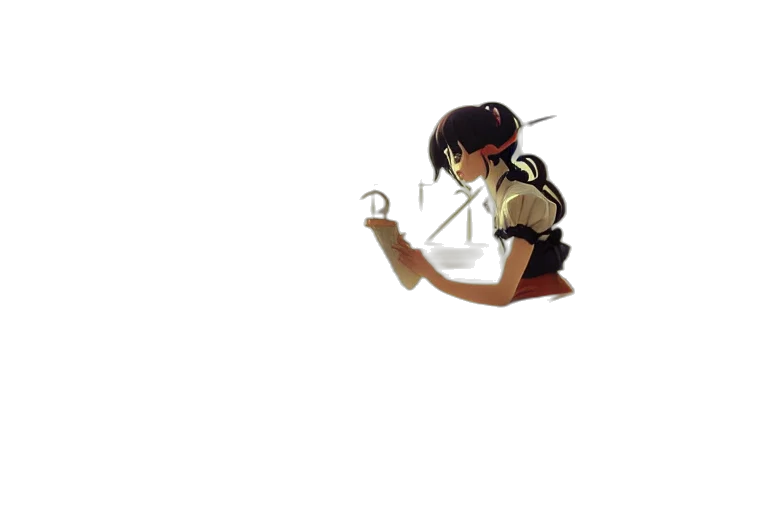 staff, sword, weapon, umbrella, pixel art, anime, concept art, 3d render transparent PNG cut-out