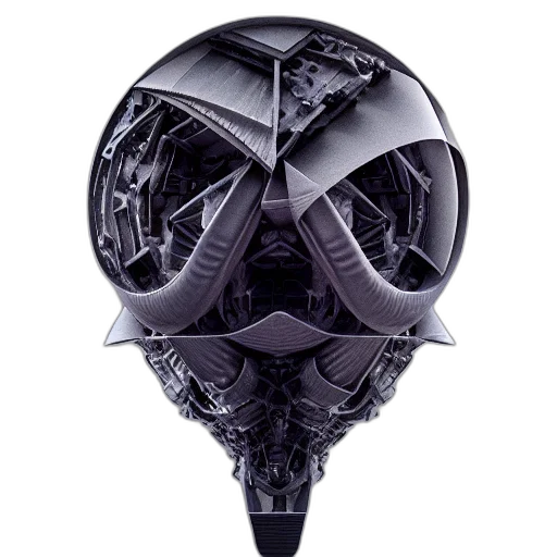 umbrella, mask, crown, weapon, concept art, 3d render, photorealistic, cyberpunk transparent PNG cut-out