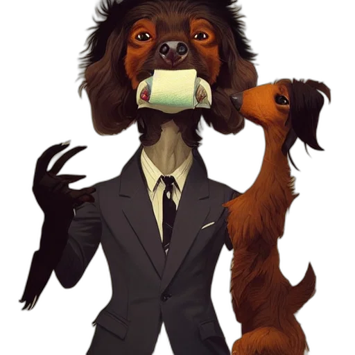 staff, animal, creature, concept art transparent PNG cut-out