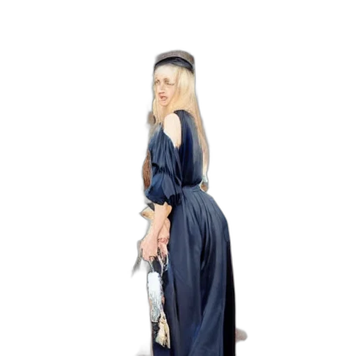 dress, staff, hat, concept art transparent PNG cut-out