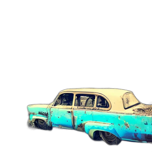 car, weapon, bottle, robot transparent PNG cut-out