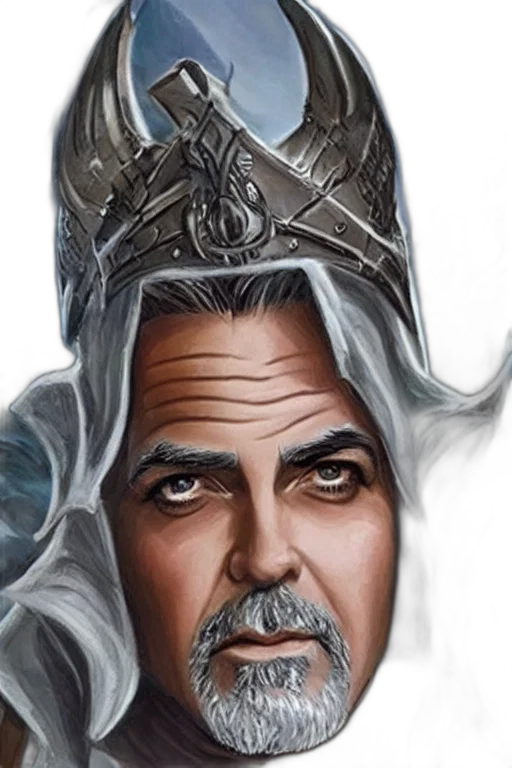 face, crown, mask, staff, fantasy art, photorealistic, concept art, comic book art transparent PNG cut-out