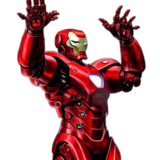 robot, concept art, comic book art, 3d render transparent PNG cut-out
