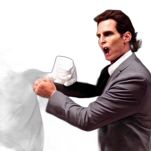 mask, jacket, face, staff transparent PNG cut-out