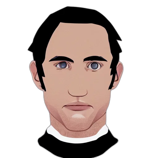 face, staff, cartoon, pixel art, photorealistic, concept art, guy, brown transparent PNG cut-out