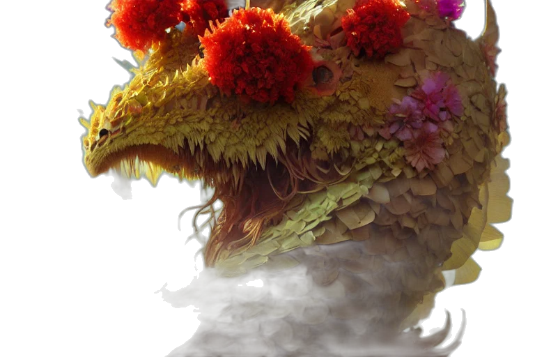 dragon, mask, creature, animal transparent PNG cut-out