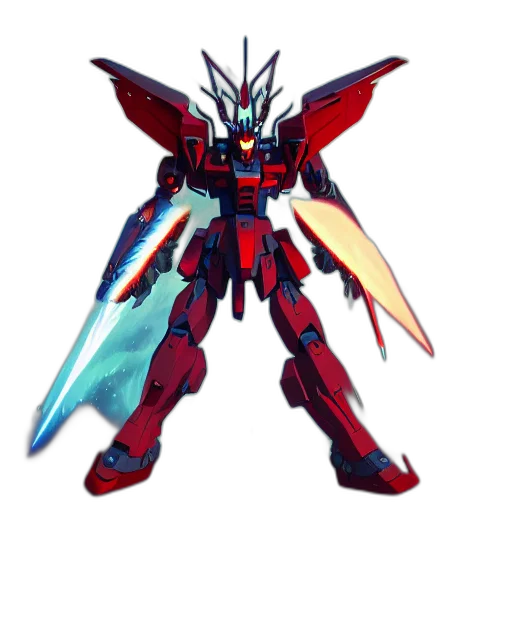 weapon, robot, sword, staff, concept art, pixel art, anime, 3d render transparent PNG cut-out