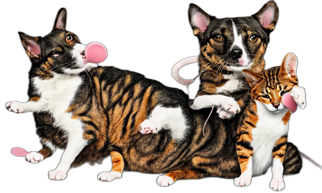 animal, photorealistic, concept art, watercolor transparent PNG cut-out