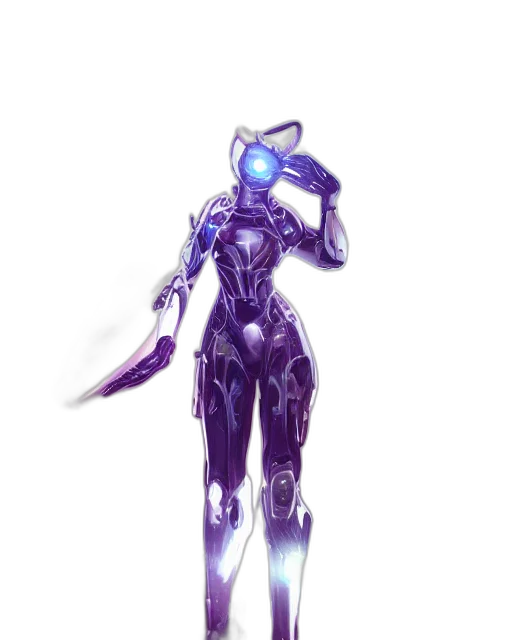 robot, weapon, sword, staff transparent PNG cut-out