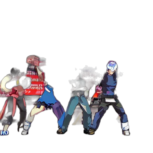 concept art, 3d render, anime, pixel art transparent PNG cut-out