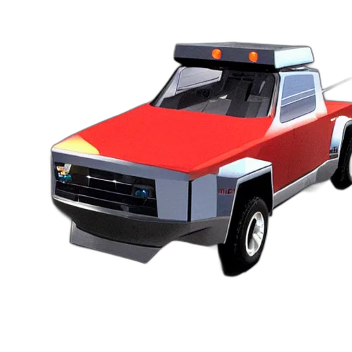 car, weapon, 3d render, concept art, pixel art, vaporwave, tesla, cybertruck transparent PNG cut-out