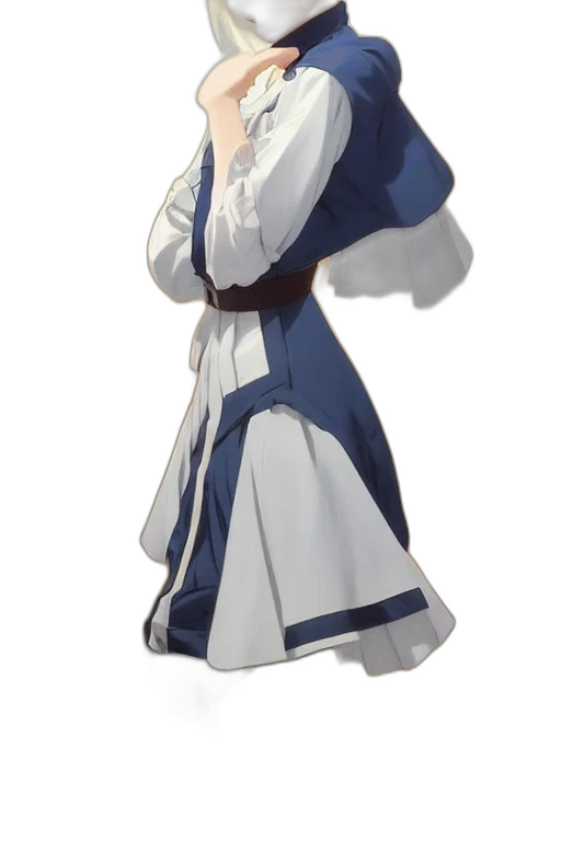 dress, staff, jacket, weapon transparent PNG cut-out
