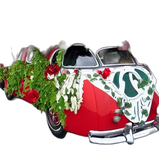 car, 3d render transparent PNG cut-out
