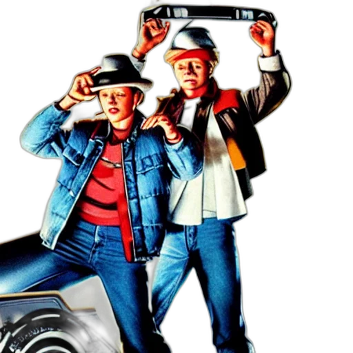 car, jacket, weapon, concept art, comic book art, city street, back, future transparent PNG cut-out