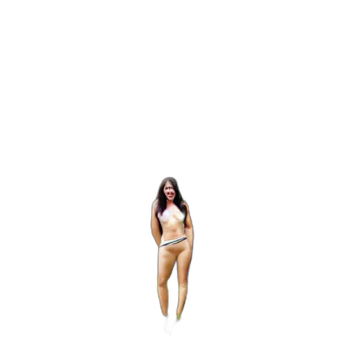 creature, animal, dress, hair transparent PNG cut-out