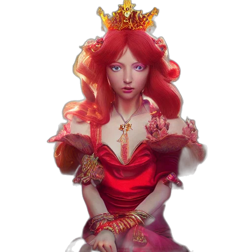 crown, jewelry, dress, fantasy art transparent PNG cut-out