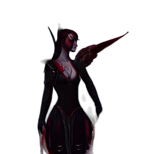 dress, staff, creature, mask, concept art, fantasy art, comic book art, pixel art transparent PNG cut-out