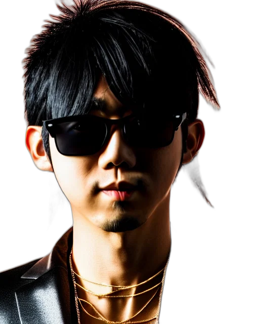 staff, photorealistic, cyberpunk, realistic, photography, portrait, young, japanese transparent PNG cut-out