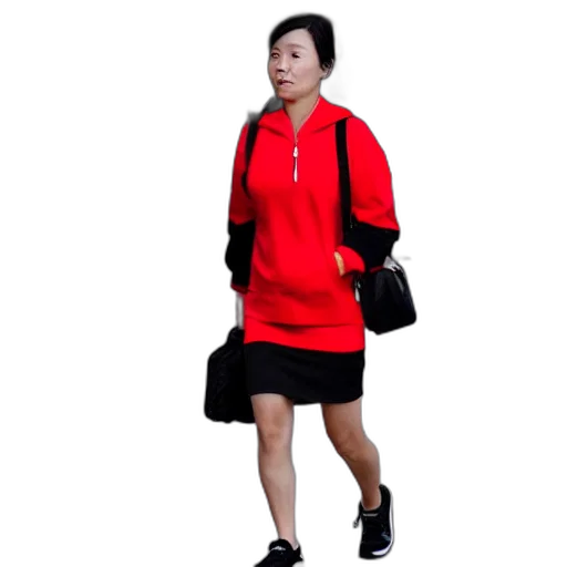 jacket, staff, dress, 3d render transparent PNG cut-out