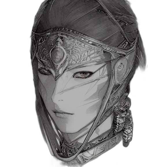 mask, face, crown, sword transparent PNG cut-out