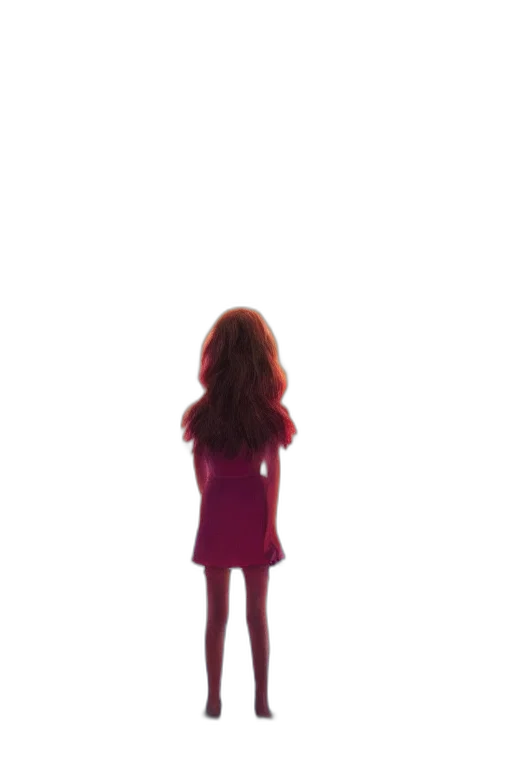 dress, hair, robot, creature, 3d render, concept art, pixel art, cartoon transparent PNG cut-out