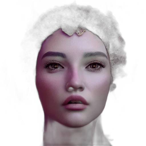 face, crown, robot, hair transparent PNG cut-out