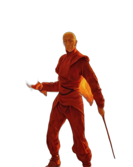 staff, weapon, jacket, robot, concept art, 3d render, fantasy art, photorealistic transparent PNG cut-out