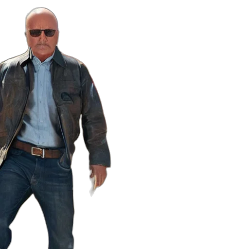jacket, robot, 3d render, concept art transparent PNG cut-out