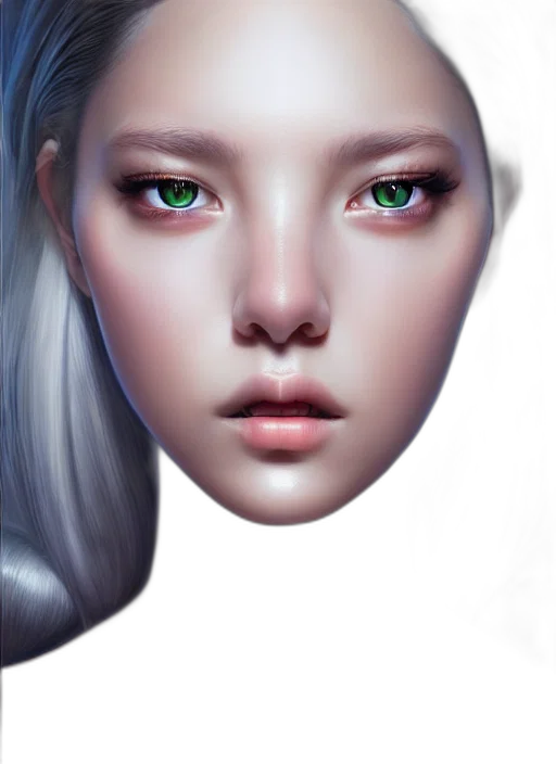 face, mask, robot, creature transparent PNG cut-out