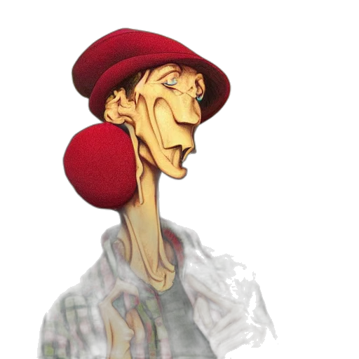 hat, face, mask, staff transparent PNG cut-out