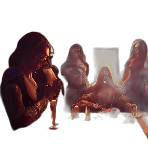 concept art, photorealistic, 3d render, fantasy art transparent PNG cut-out