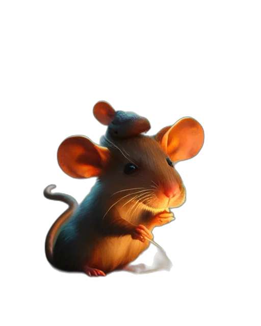 animal, hat, creature, staff, 3d render, photorealistic, concept art, oil painting transparent PNG cut-out