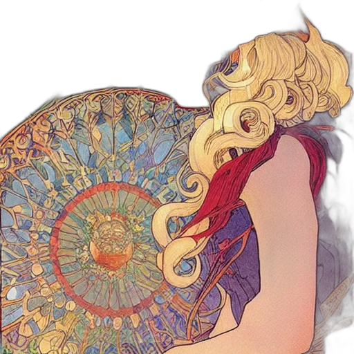 dress, crown, umbrella, jewelry, fantasy art, watercolor, concept art, anime transparent PNG cut-out