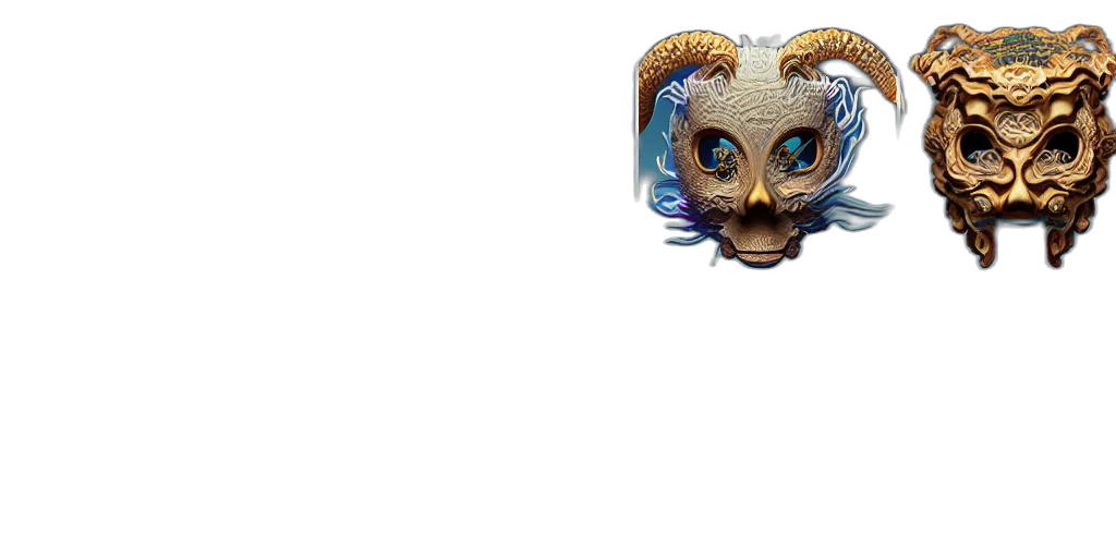 mask, creature, dragon, face transparent PNG cut-out