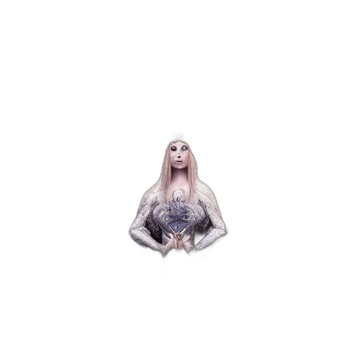 dress, hair, creature, dragon transparent PNG cut-out